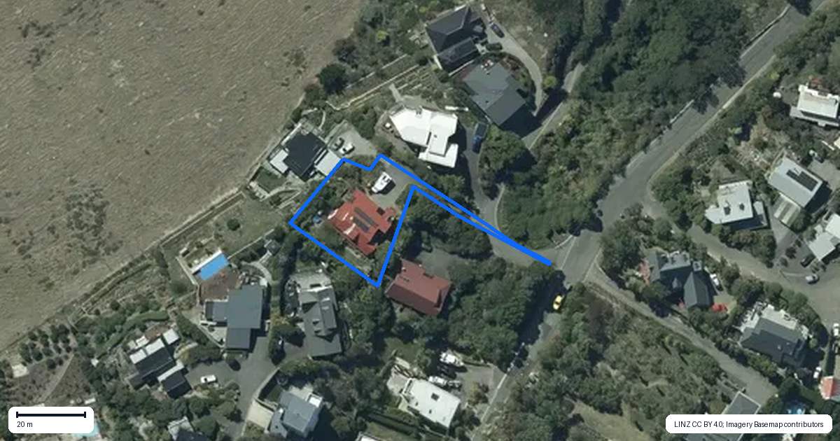 Property context map for 4 De Thier Lane, Richmond Hill, Christchurch