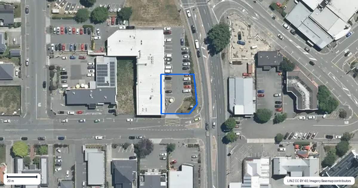 Property context map for 5/9 Elizabeth Street, Timaru