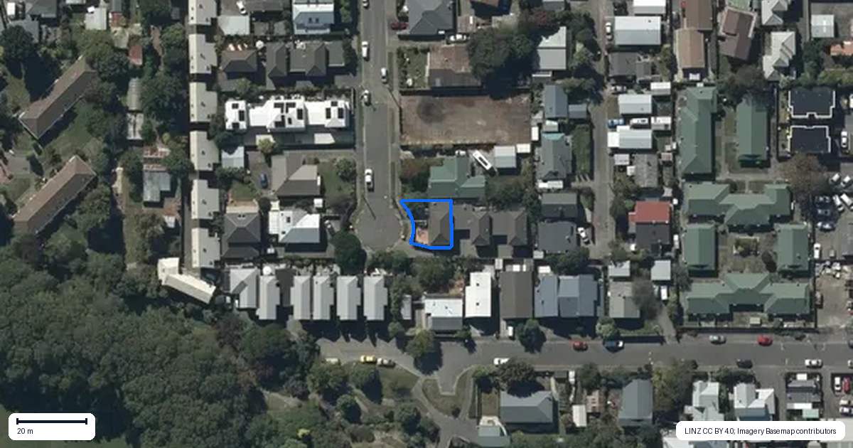 Property context map for 2 Antrim Street, Sydenham, Christchurch