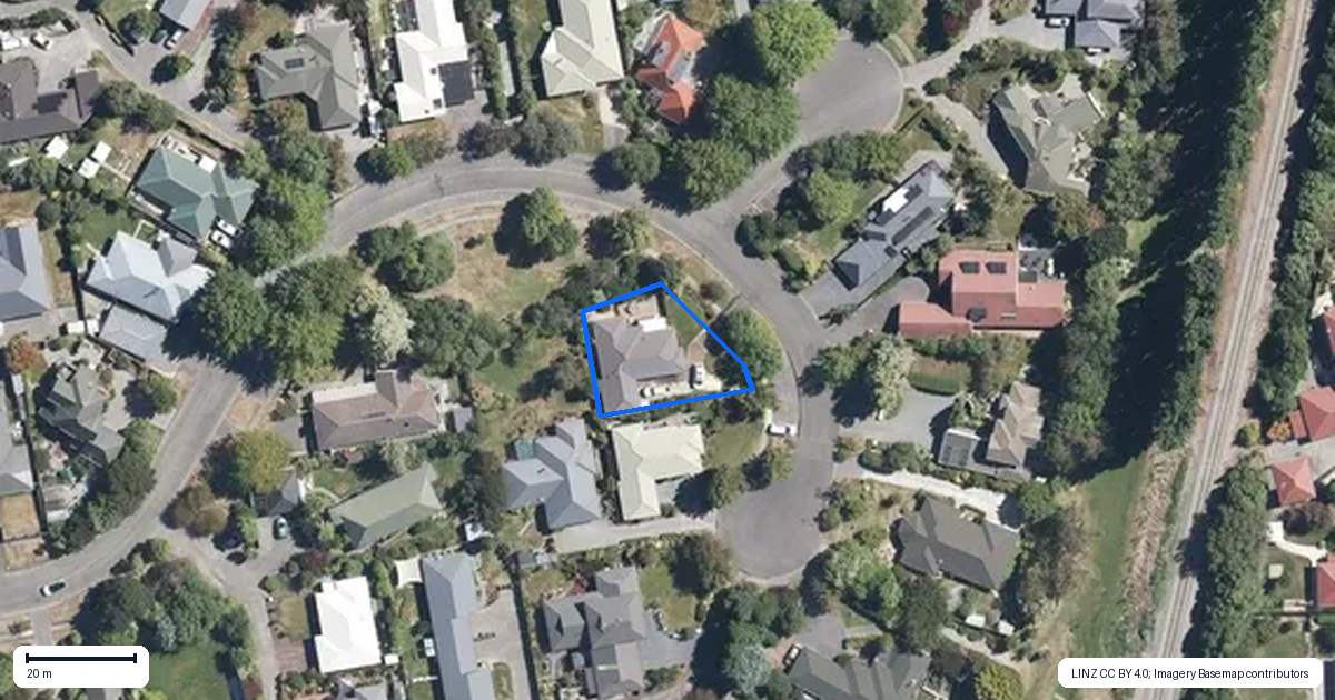 Property context map for 37 Rickton Place, Rangiora