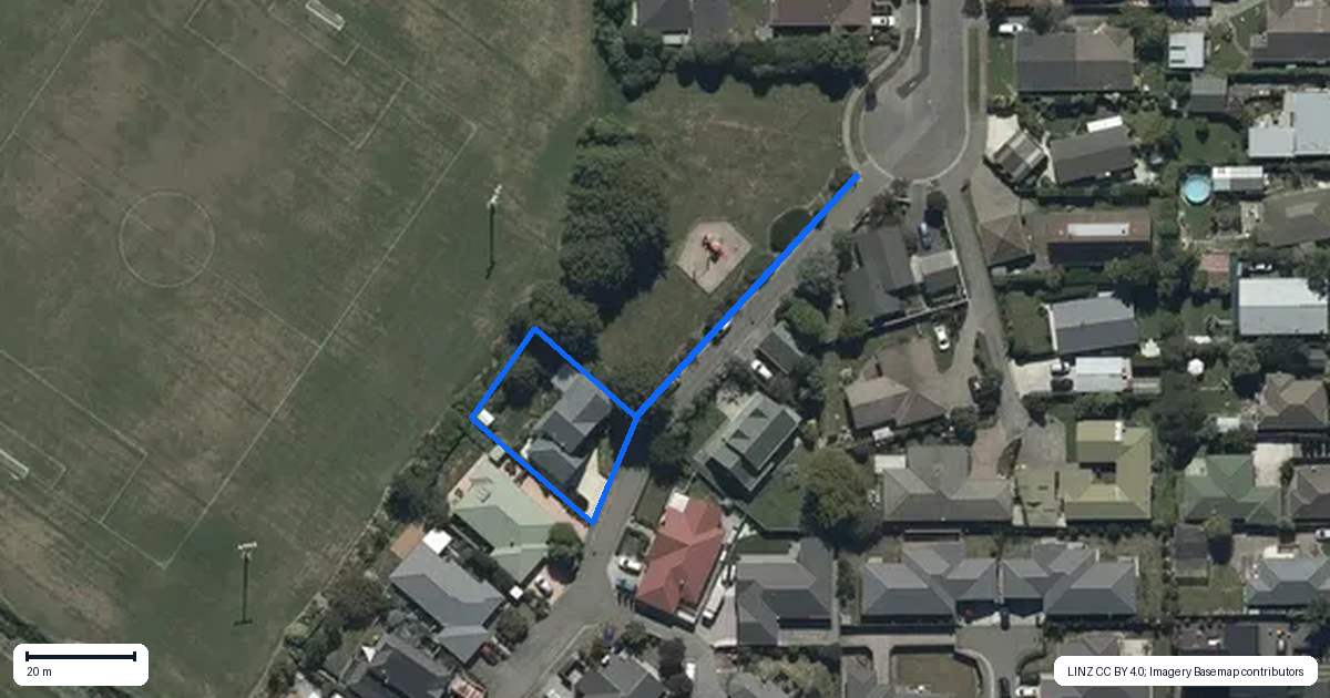 Property context map for 4 Vangelis Lane, Mairehau, Christchurch