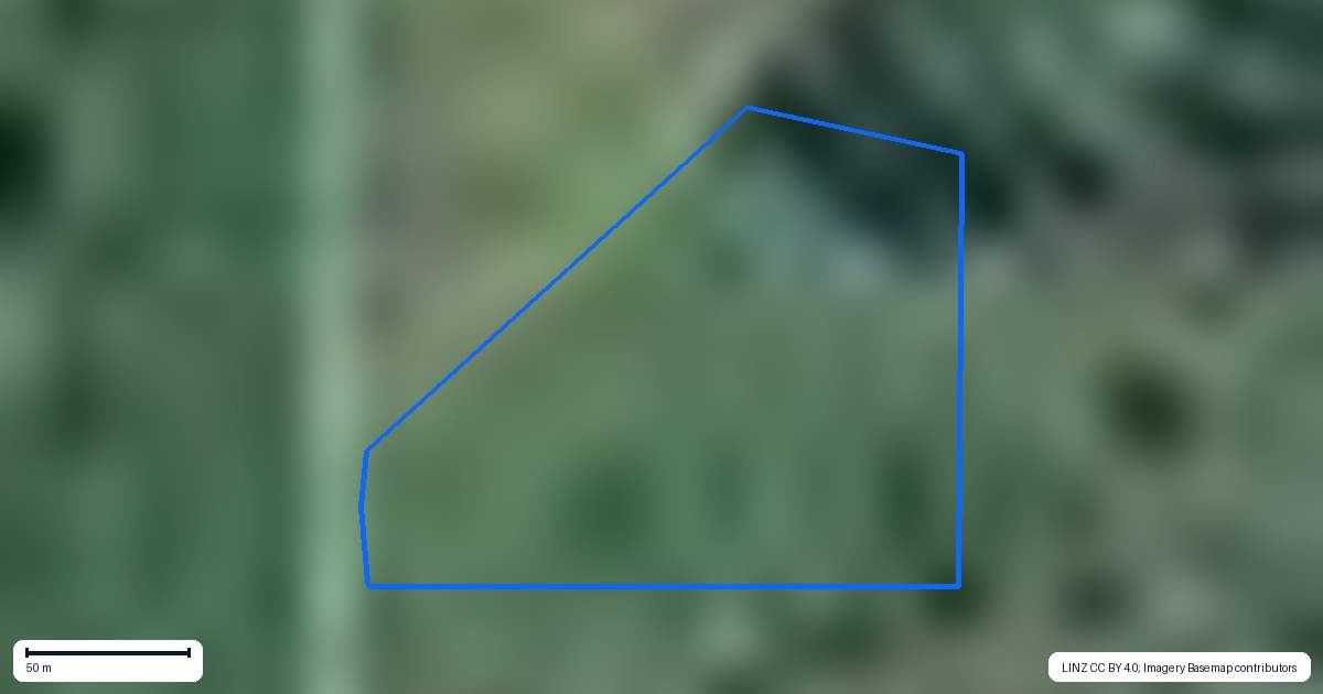 Property context map for 14 Phoenix Dam Road, Gabriels Gully, Lawrence