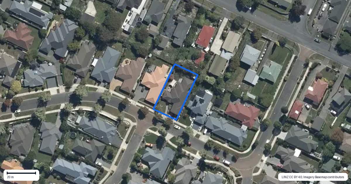 Property context map for 21 Richard Seddon Drive, Northwood, Christchurch
