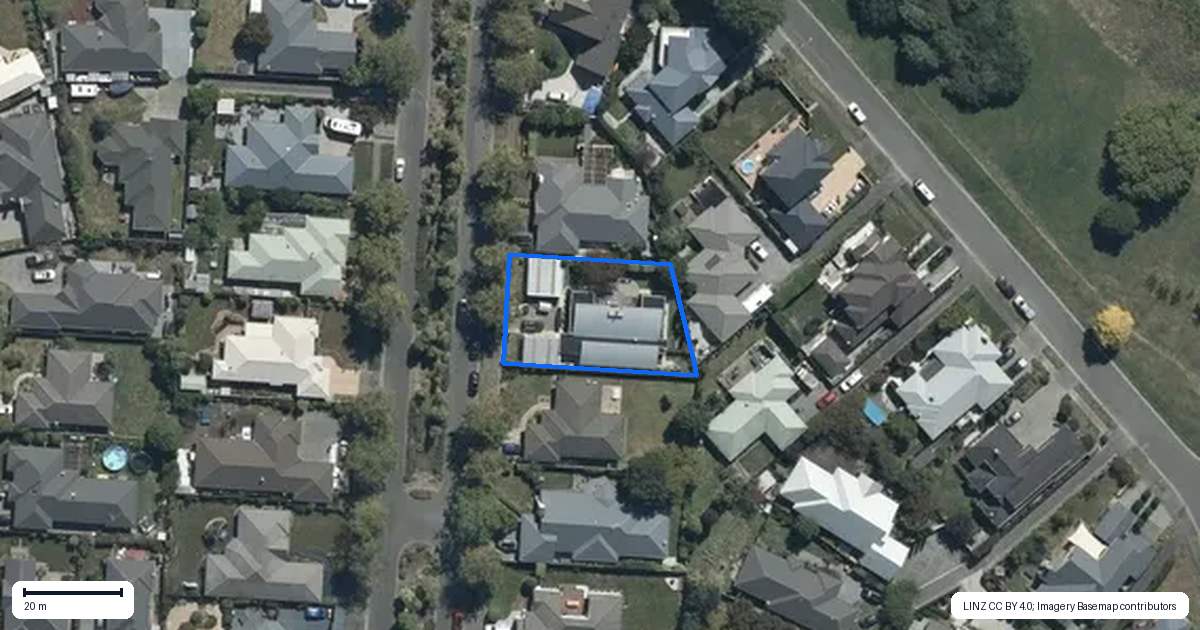 Property context map for 26 Riverwood Boulevard, Redwood, Christchurch