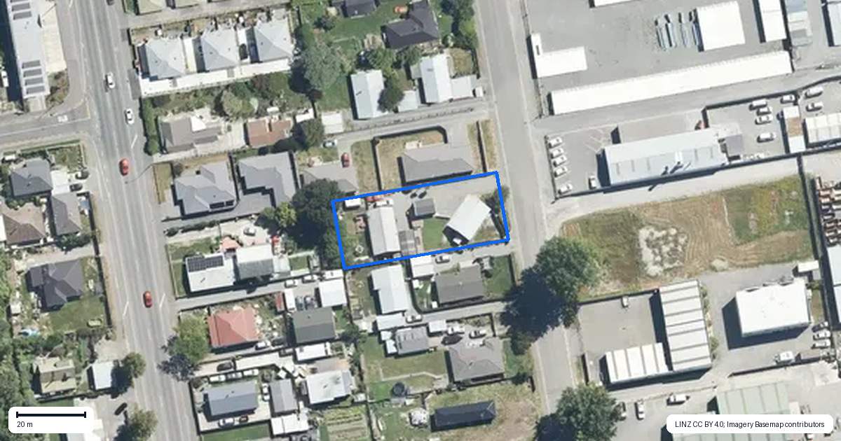 Property context map for 27A Newnham Street, Rangiora