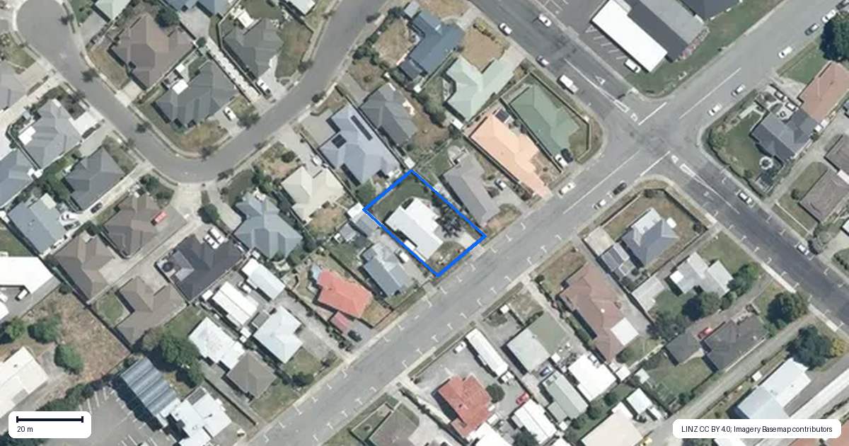 Property context map for 114 Hapuku Street, Frimley, Hastings
