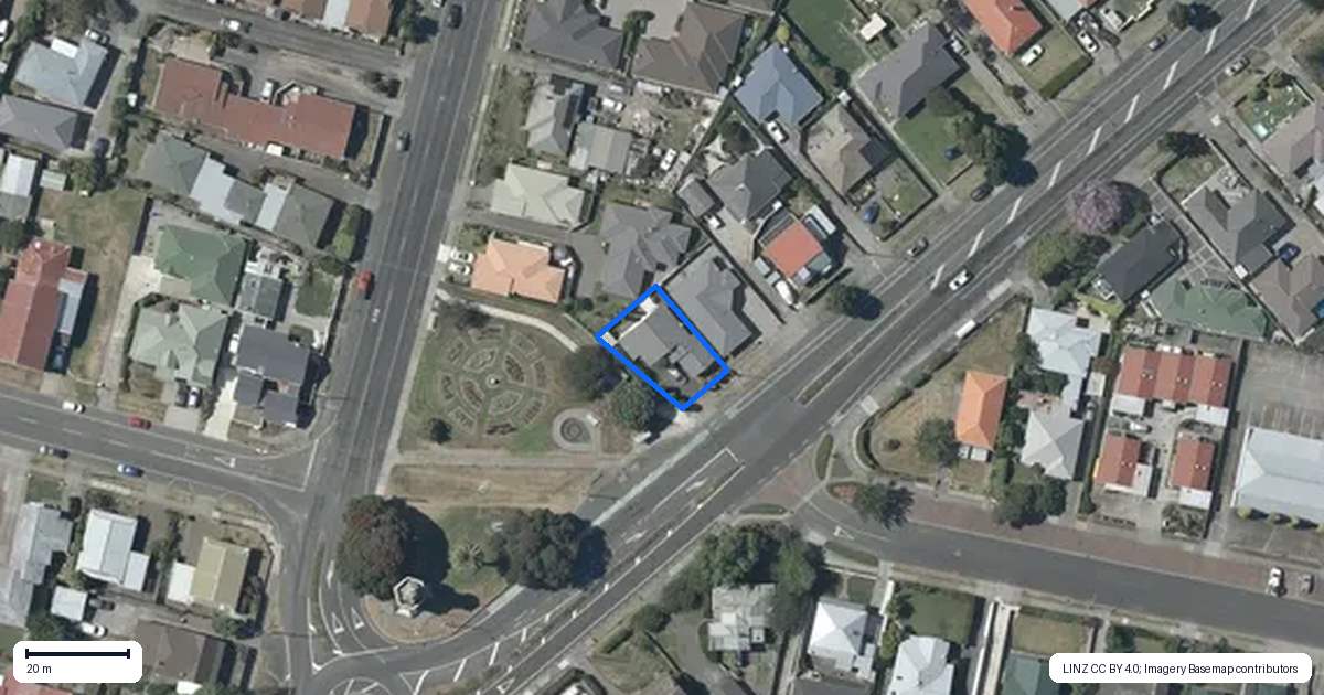 Property context map for 2/193 Gloucester Street, Taradale, Napier