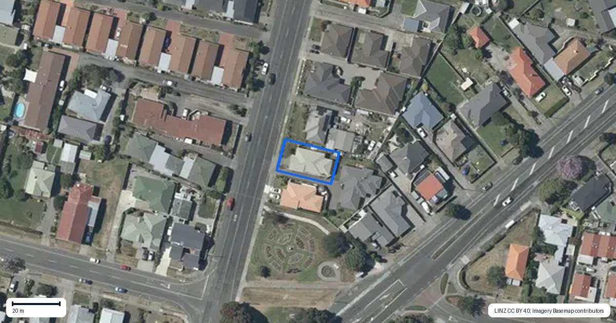 Property context map for 1C Avondale Road, Taradale, Napier