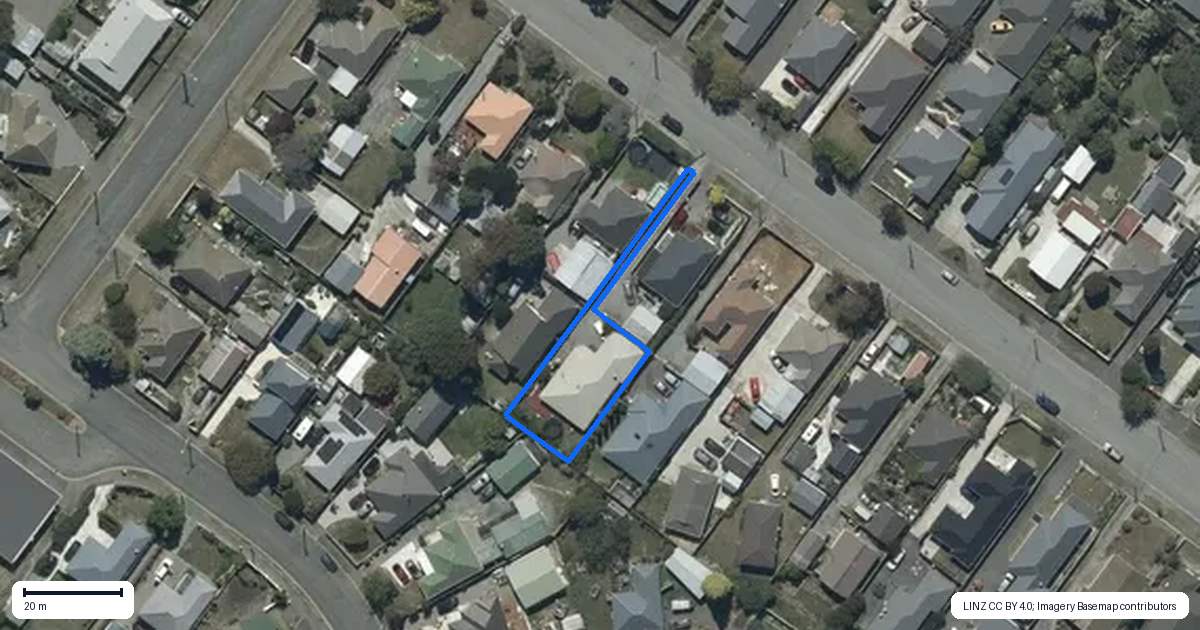 Property context map for 60A Ottawa Road, Wainoni, Christchurch