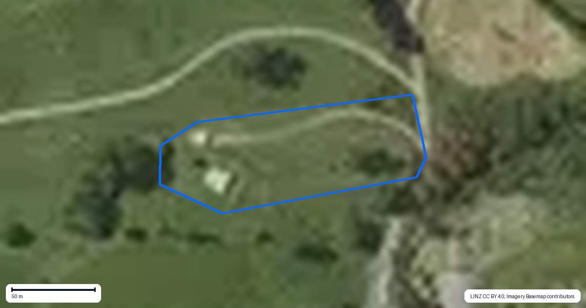 Property context map for 67 Thorn Road, Lower Kaimai
