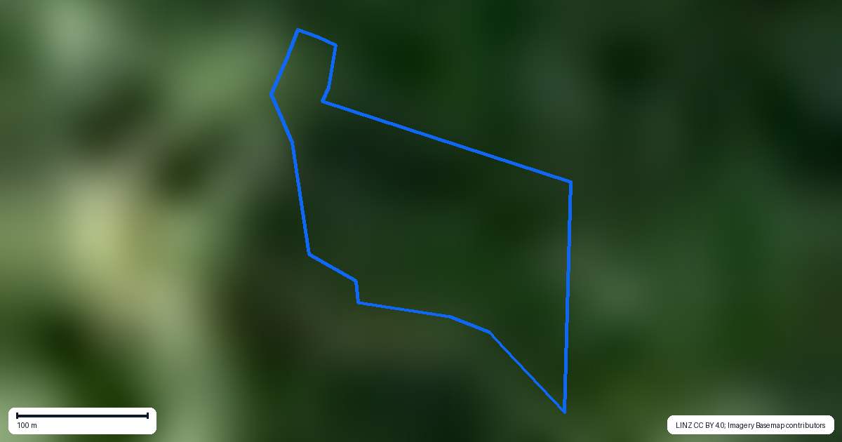 Property context map for 1753 Colville Road, Amodeo Bay, Coromandel