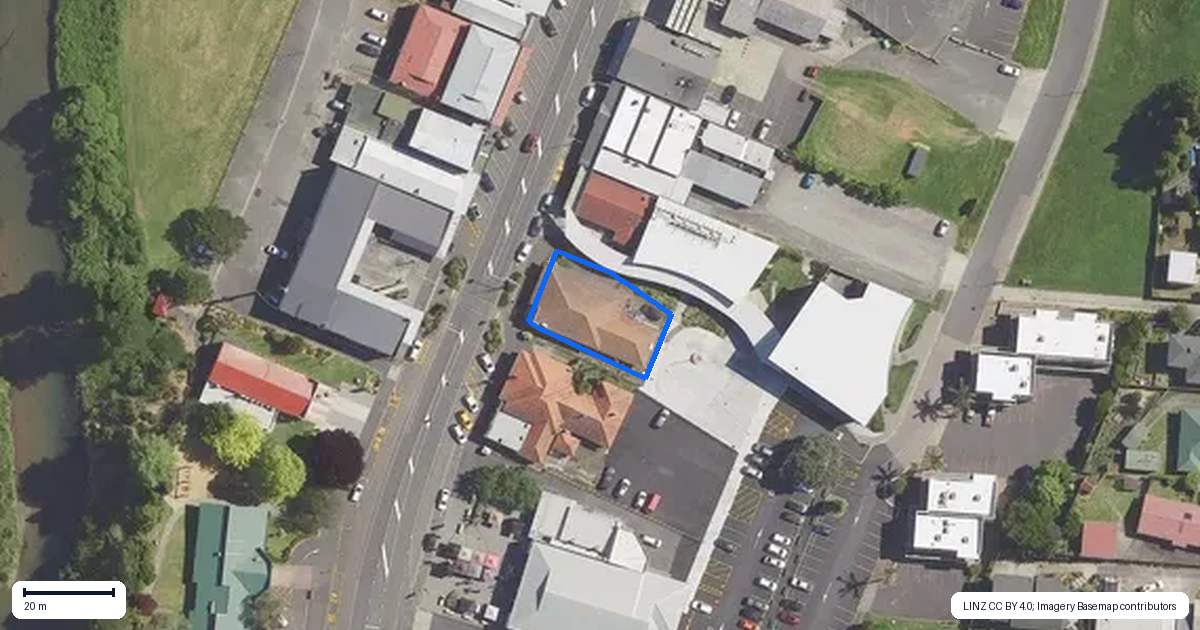 Property context map for 25A Main Road, Katikati