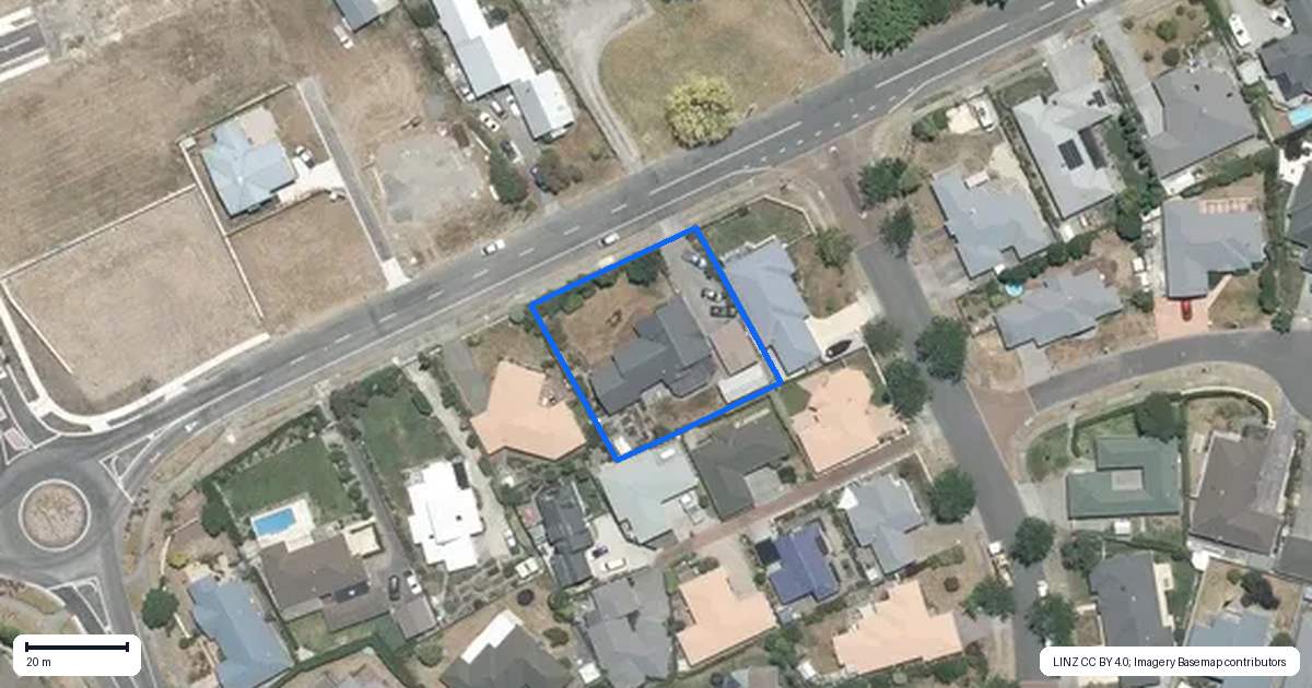Property context map for 104 Brookvale Road, Havelock North