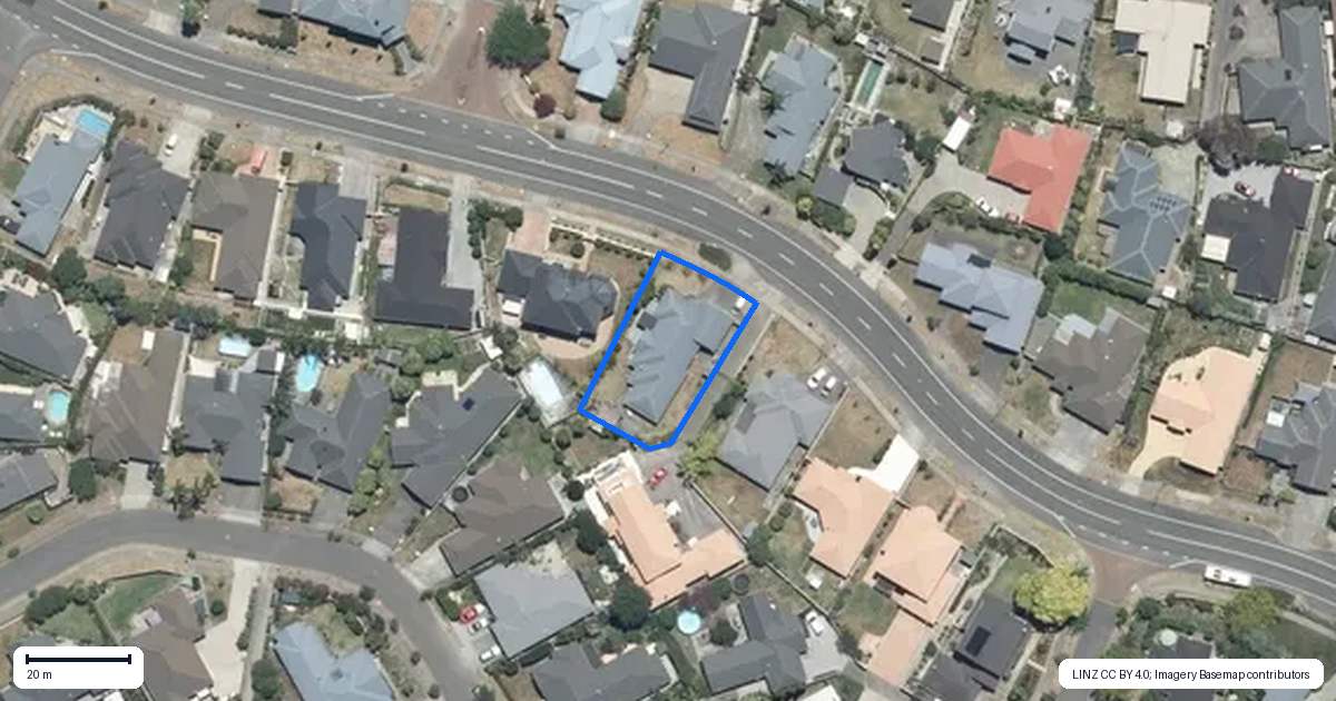 Property context map for 22 Russell Robertson Drive, Havelock North