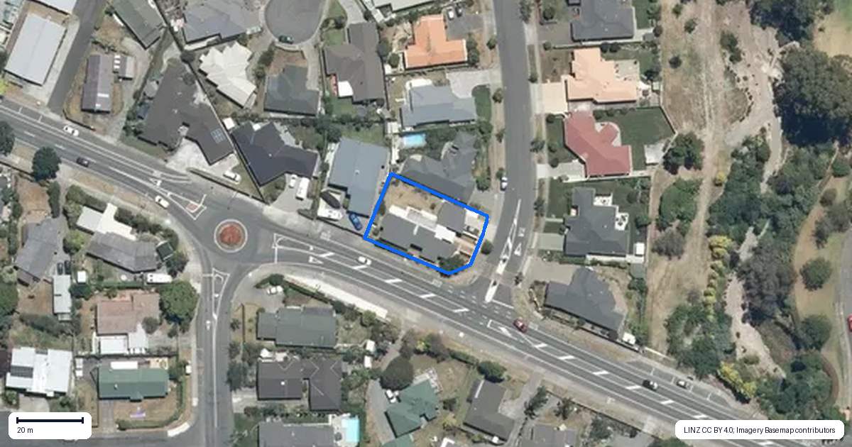 Property context map for 1 Palmbrook Avenue, Havelock North