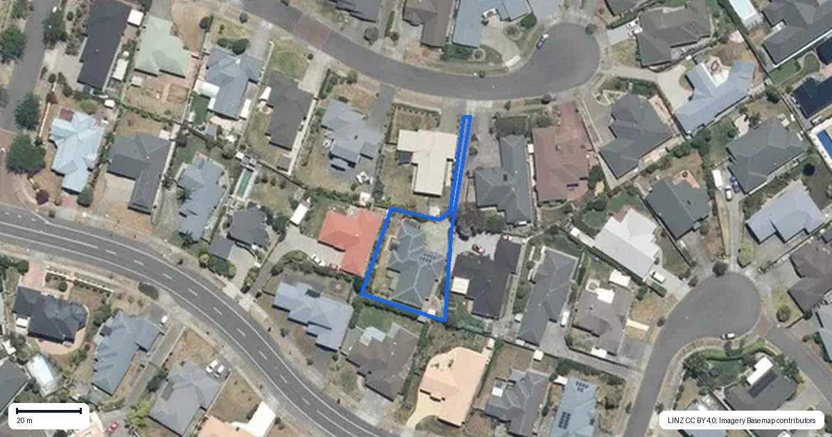 Property context map for 14 Olive Grove, Havelock North