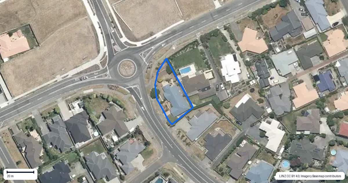 Property context map for 1 Russell Robertson Drive, Havelock North