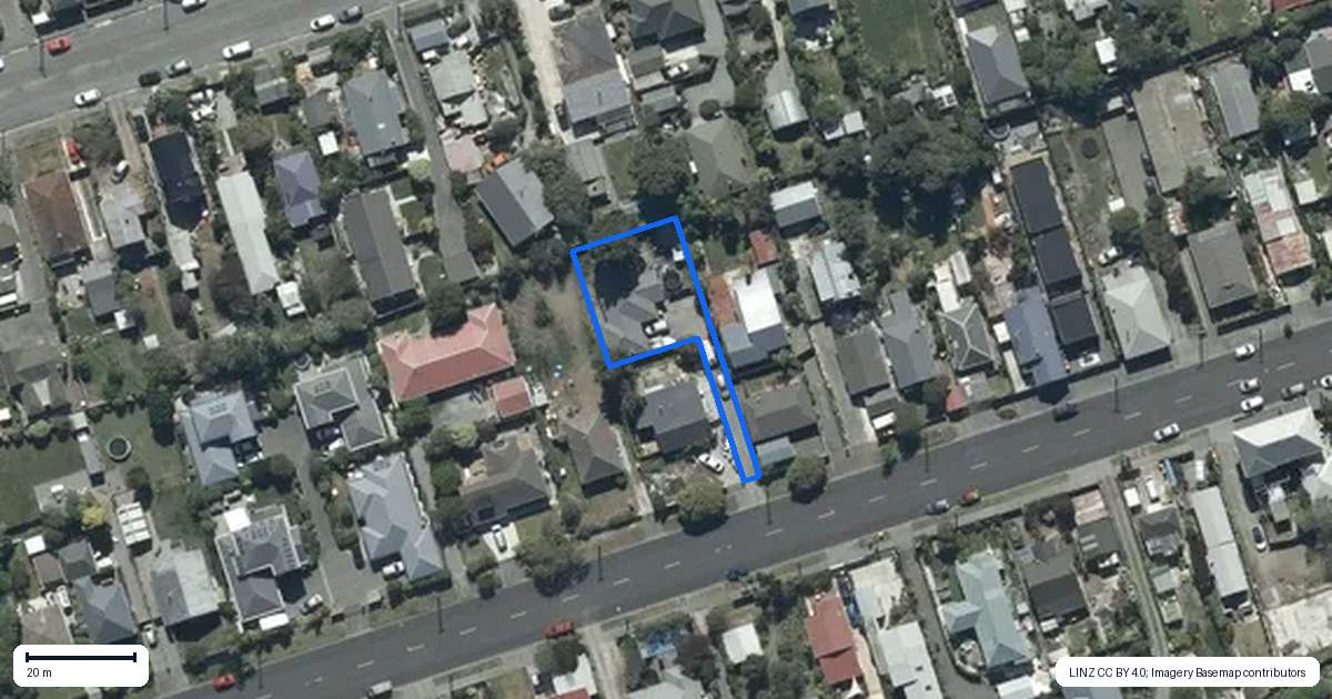 Property context map for 68A Bowhill Road, New Brighton, Christchurch