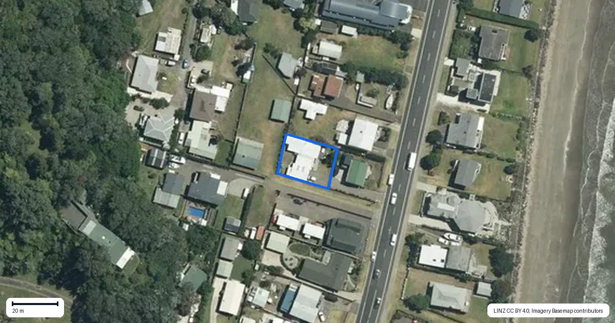 Property context map for 114A Buffalo Beach Road, Whitianga