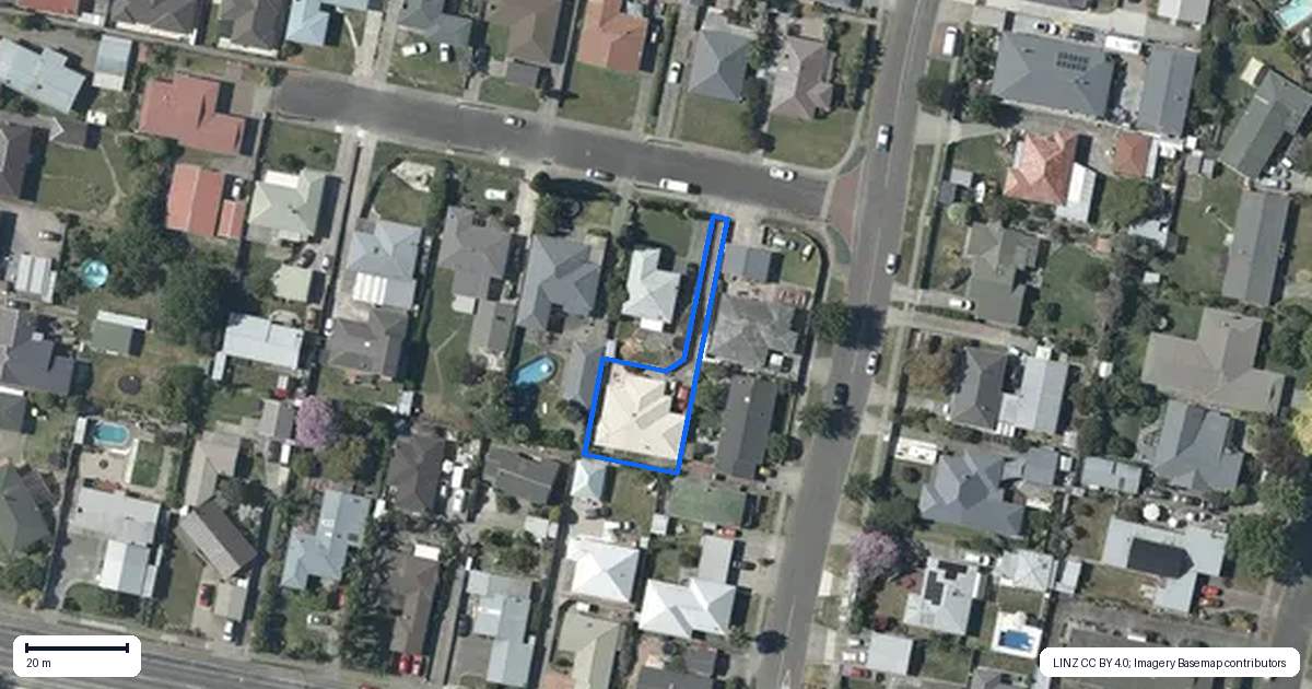 Property context map for 4A Nikau Street, Taradale, Napier