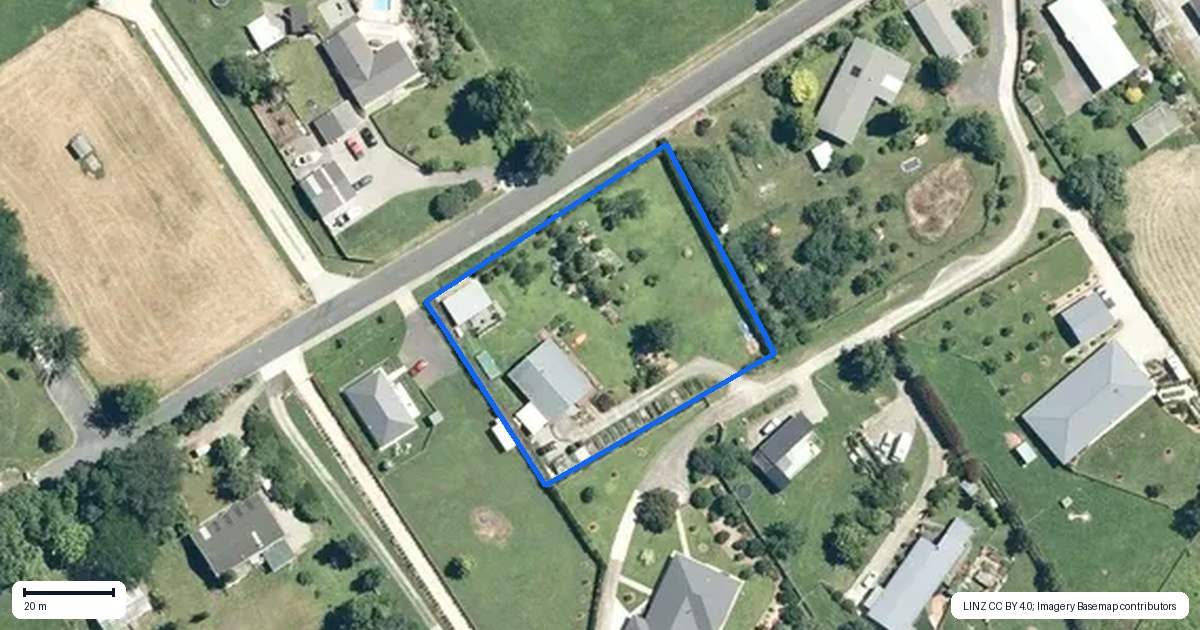 Property context map for 4 Grenadier Lane, Waihi