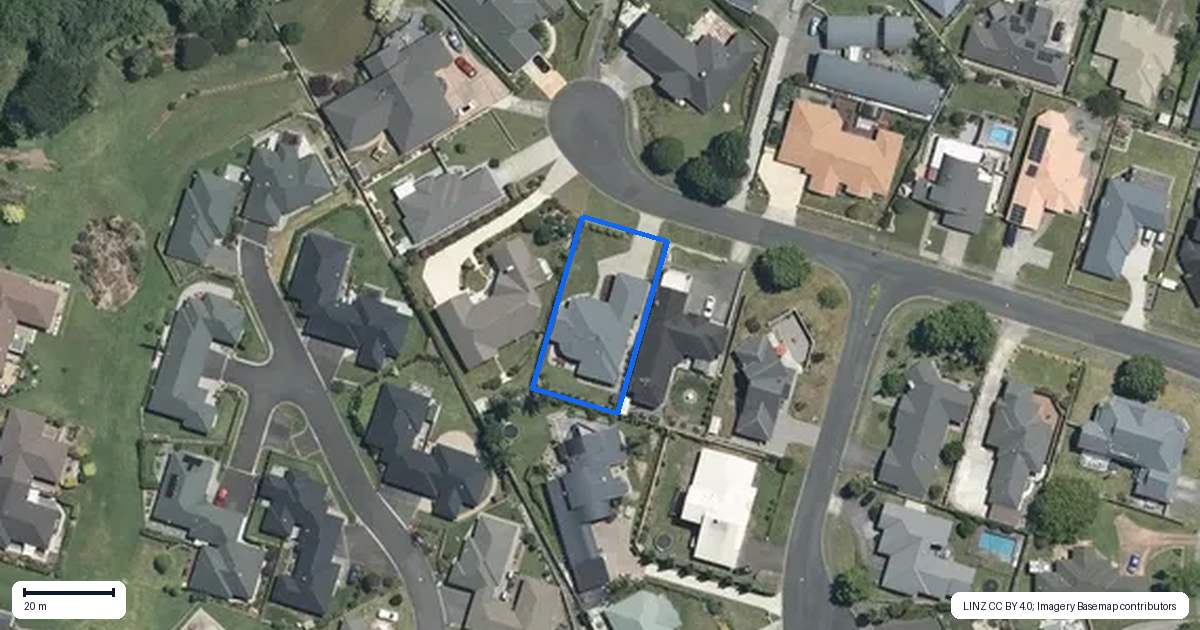 Property context map for 5 Maple Place, Morrinsville