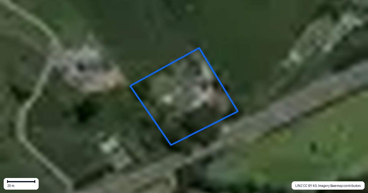 Property context map for 547 Kaipaki Road, Ohaupo