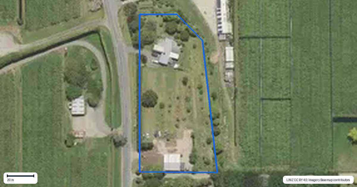 Property context map for 108 Te Tumu Road, Paengaroa