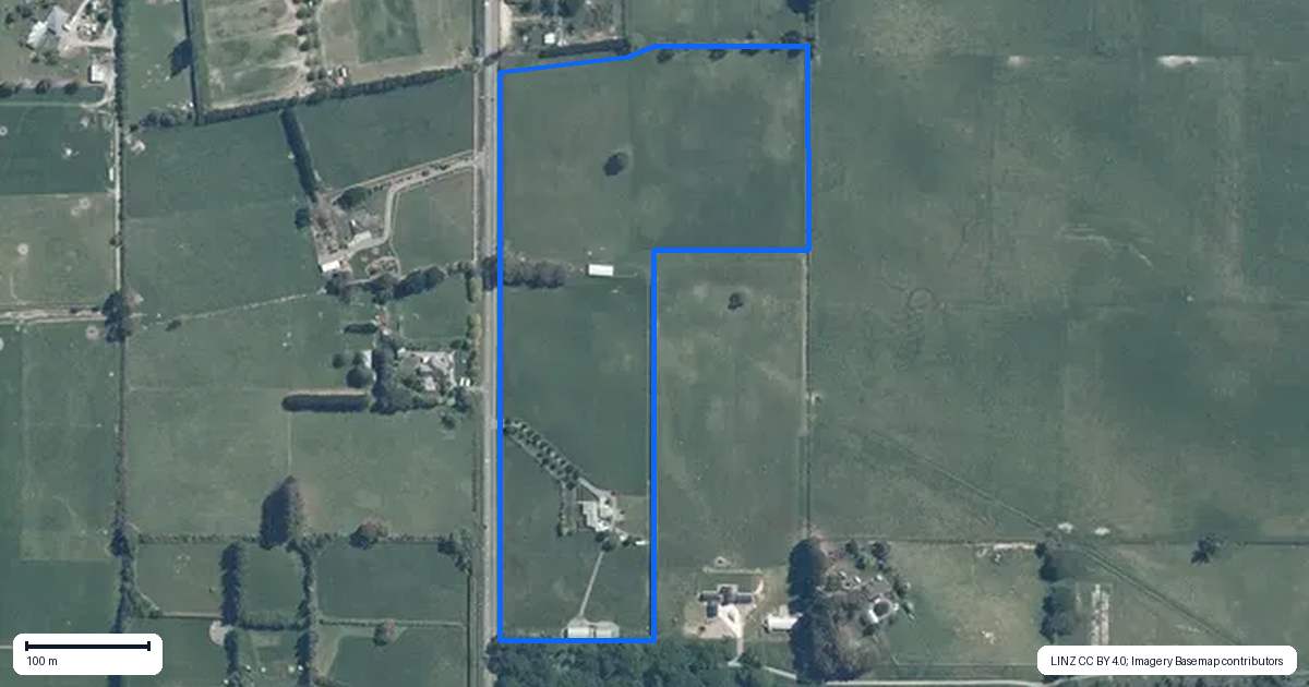 Property context map for 426 Earlys Road, Cust
