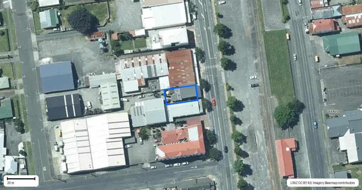 Property context map for 32 Matai Street, Inglewood