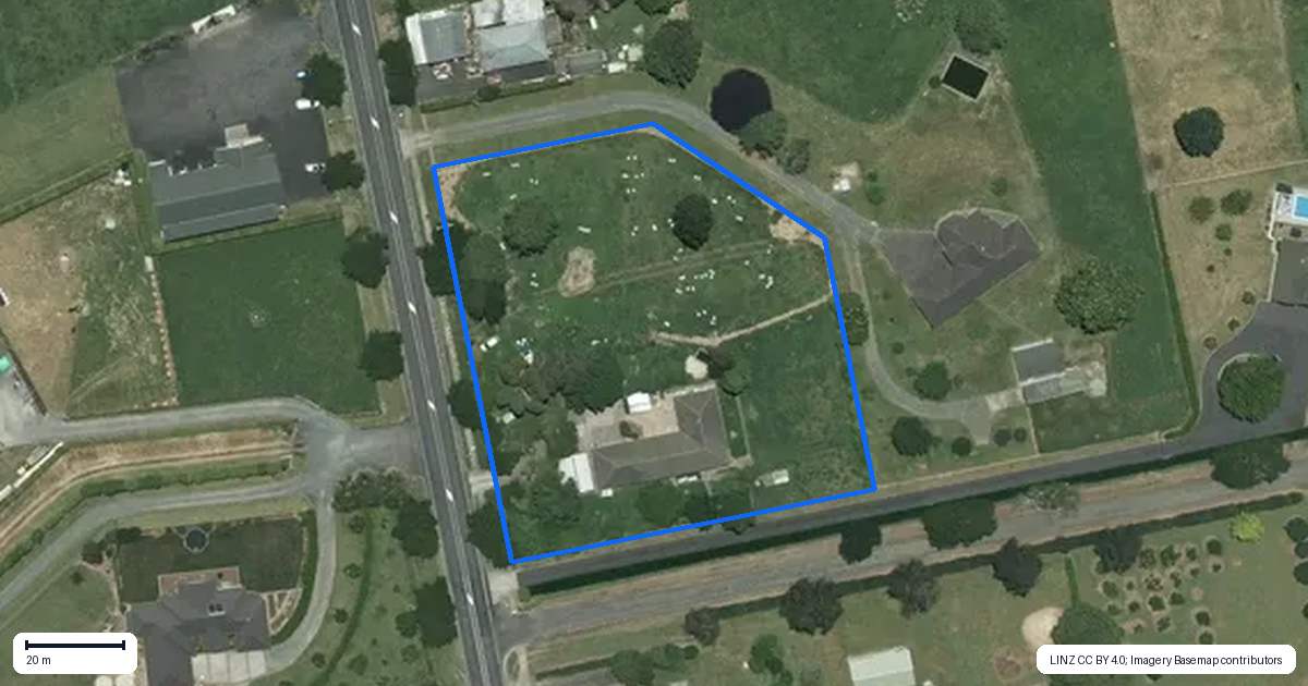 Property context map for 1144 Tauwhare Road, Tauwhare, Hamilton