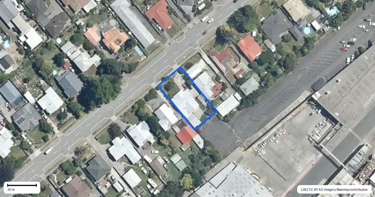Property context map for 619 Nelson Street North, Hastings