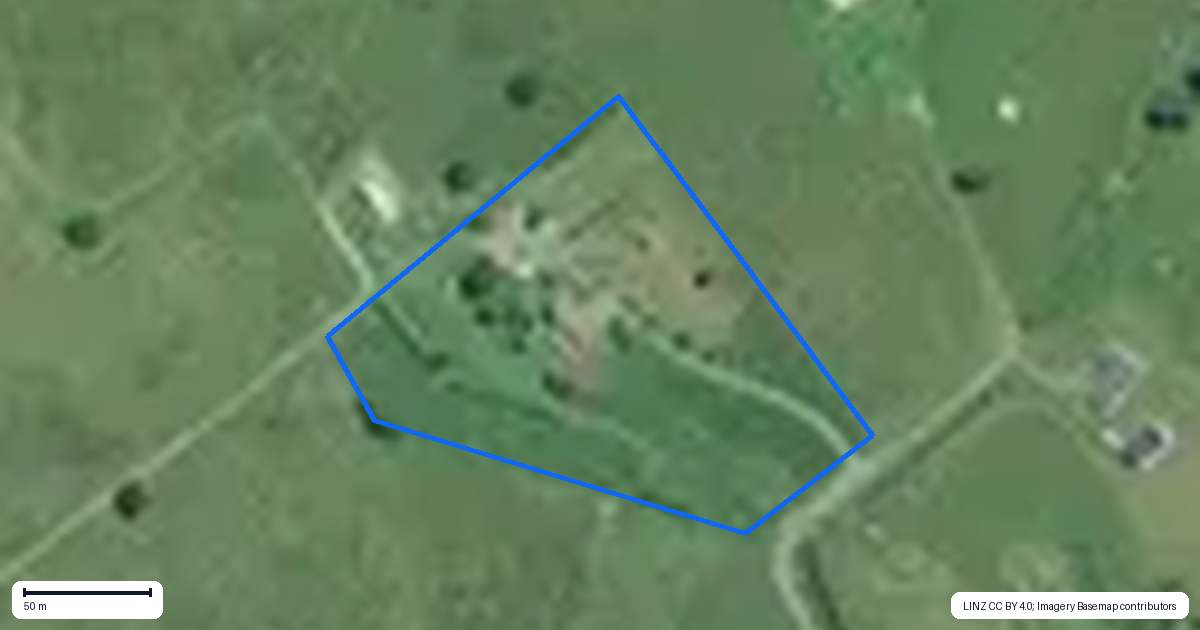 Property context map for 137 Okowhao Road, Te Ohaki, Huntly