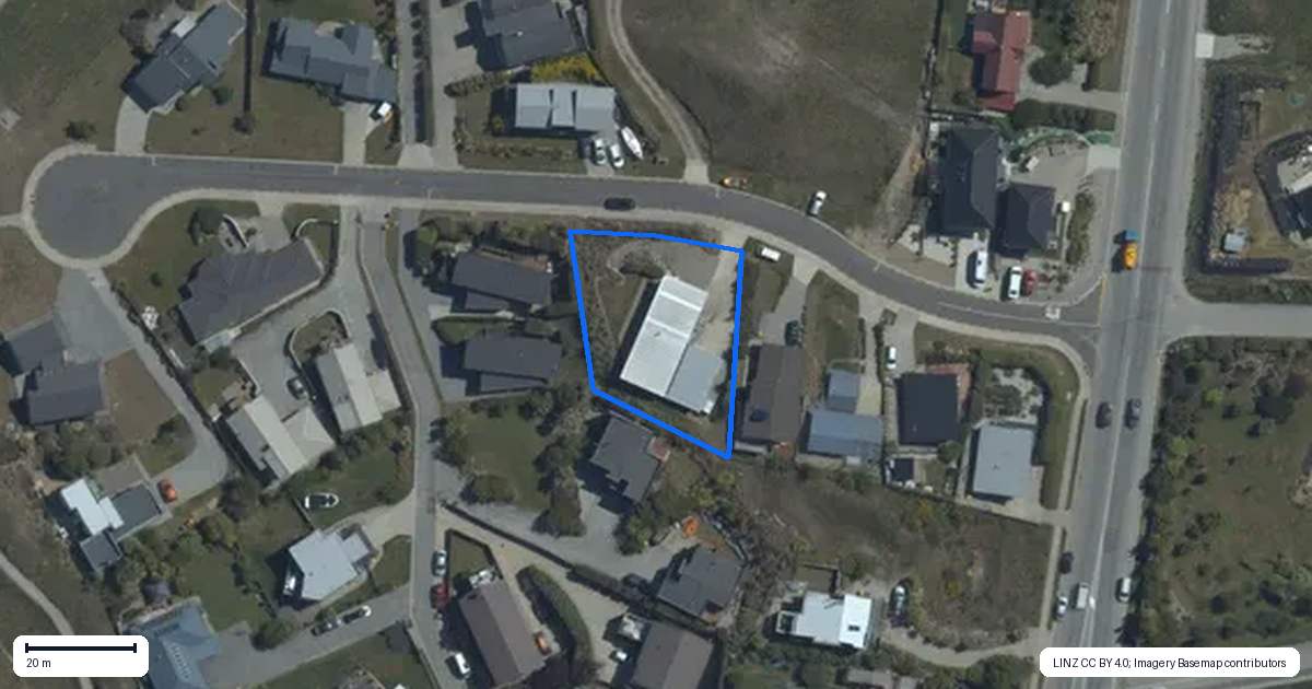 Property context map for 9 Mataraki Place, Wanaka