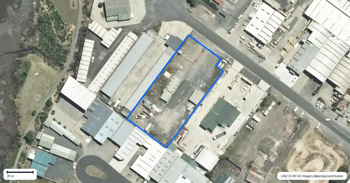 Property context map for 105A Lindsay Road, Whangamata