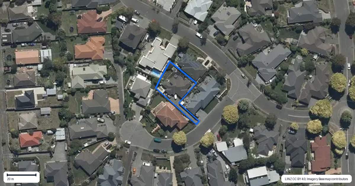 Property context map for 4 Cayman Close, Shirley, Christchurch