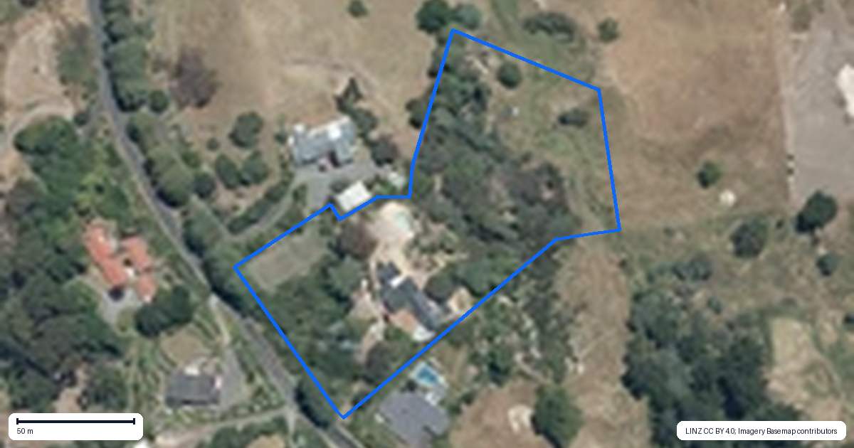 Property context map for 115 Te Mata Peak Road, Havelock North