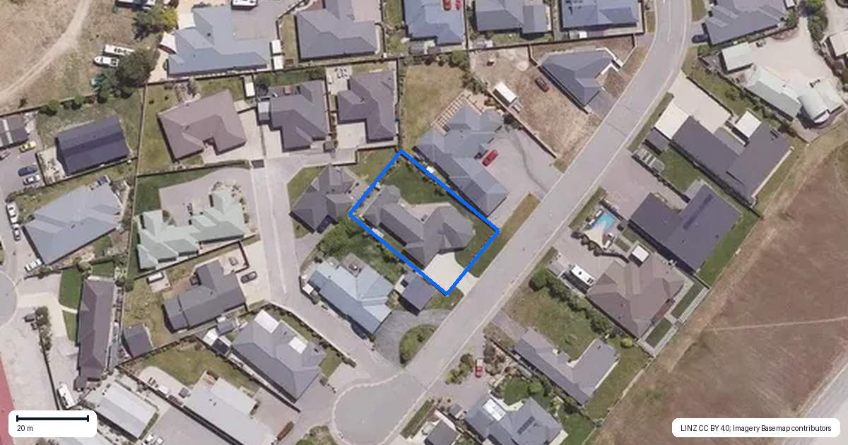 Property context map for 3 Kawarau Court, Cromwell