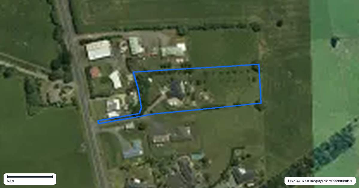 Property context map for 1499A Kaiaua Road, Mangatangi, Mangatawhiri