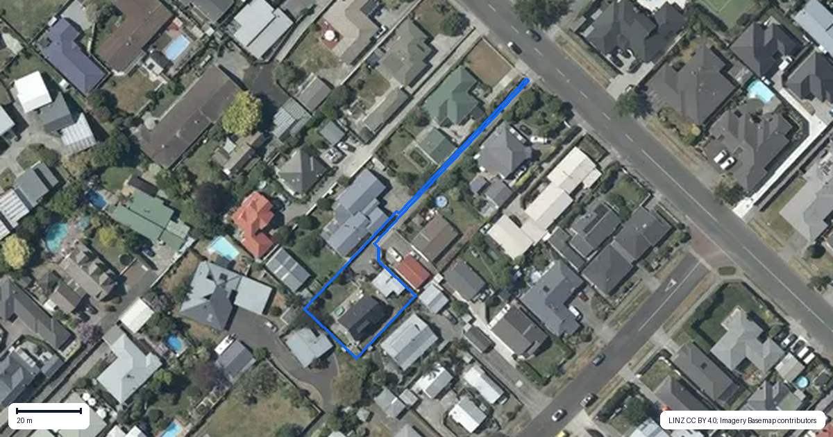 Property context map for 44B Auckland Road, Greenmeadows, Napier