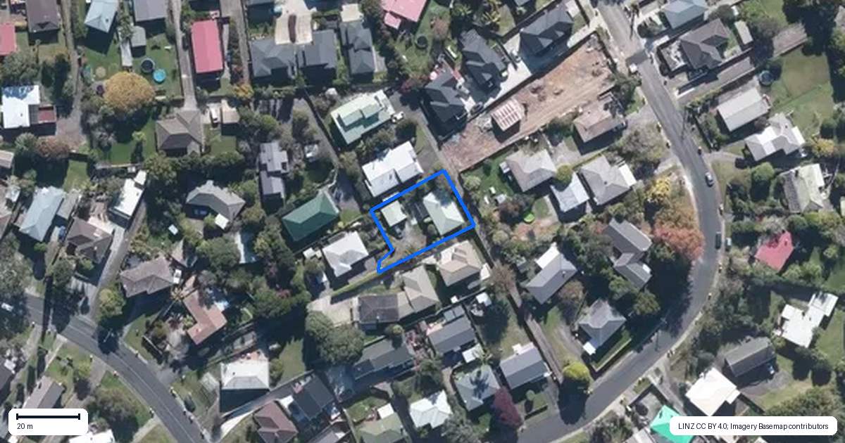 Property context map for 59B Glendene Avenue, Glendene, Auckland
