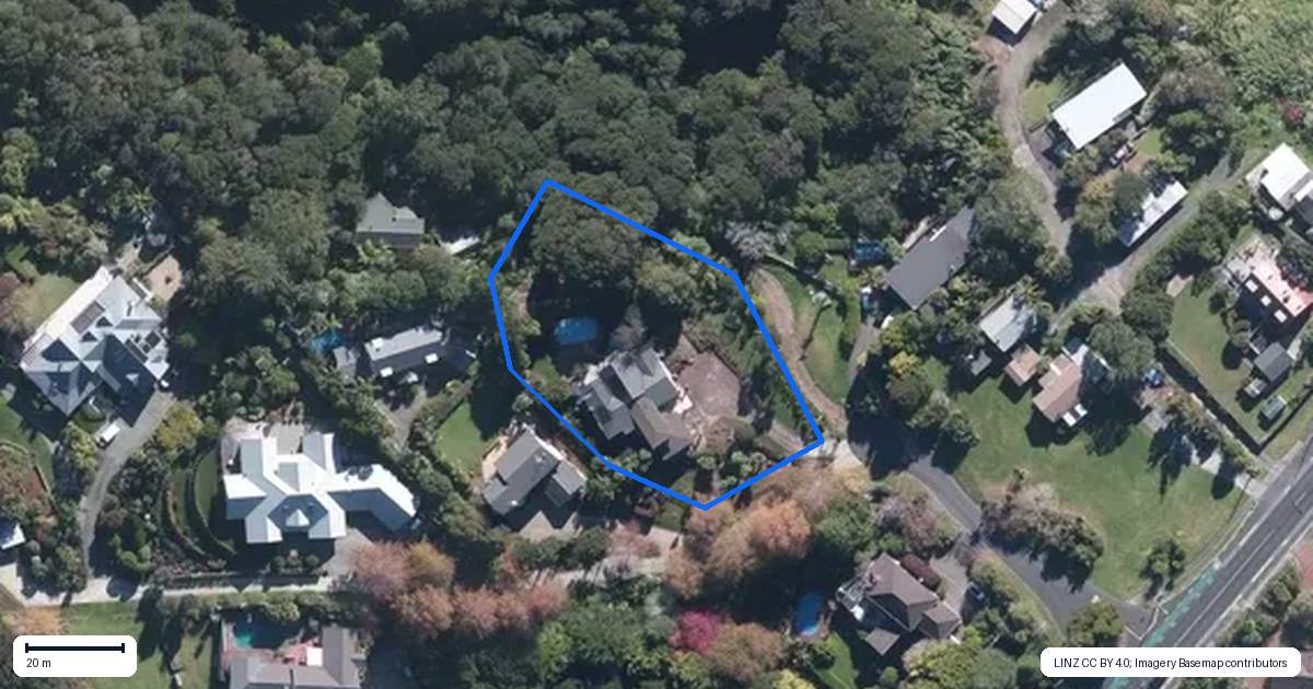Property context map for 10 Emily Lane, Greenhithe, Auckland