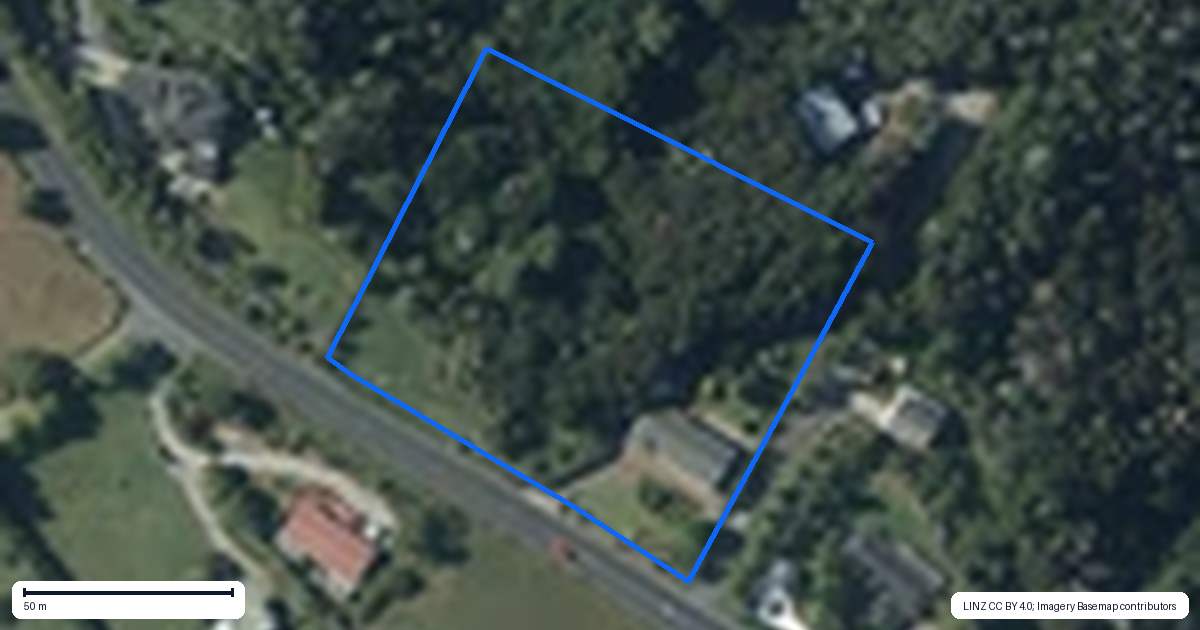 Property context map for 45 Mahurangi East Road, Snells Beach