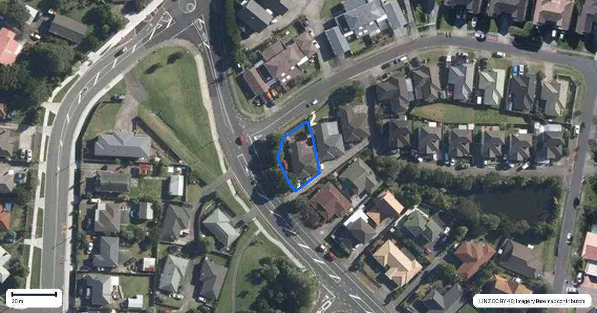 Property context map for 1A Charlenne Close, Ranui, Auckland