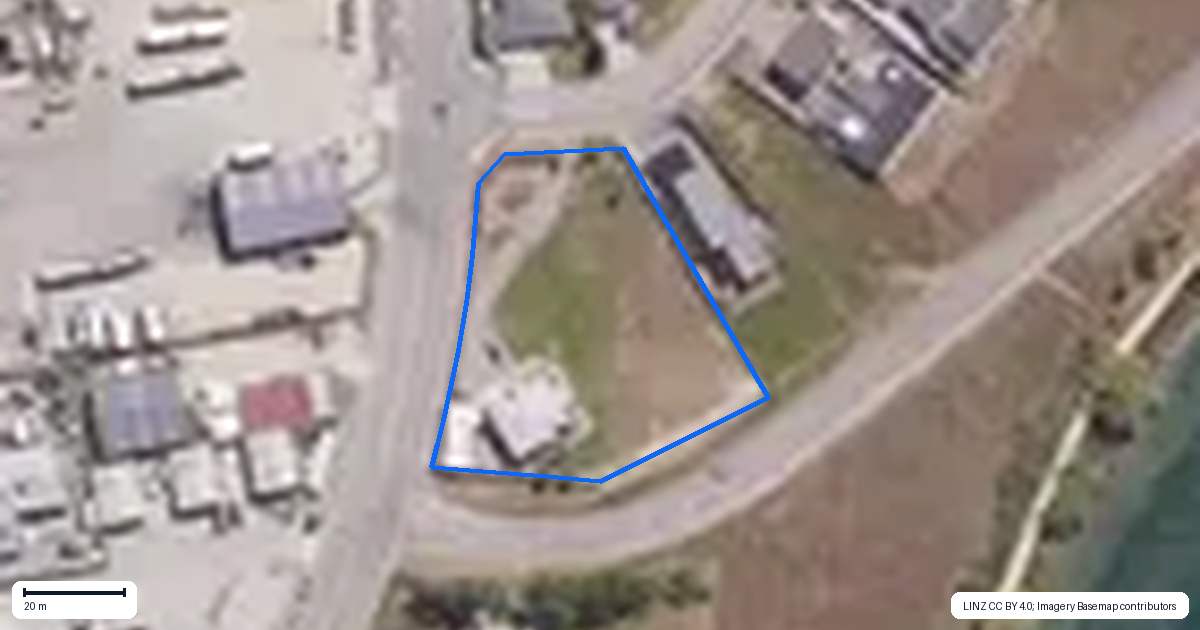 Property context map for 1 McKellar Court, Cromwell