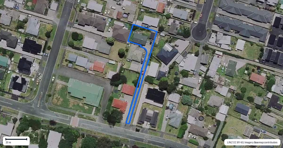 Property context map for 12A Rhode Street, Frankton, Hamilton