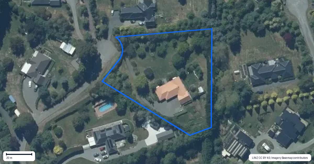 Property context map for 28 Faith Place, West Melton