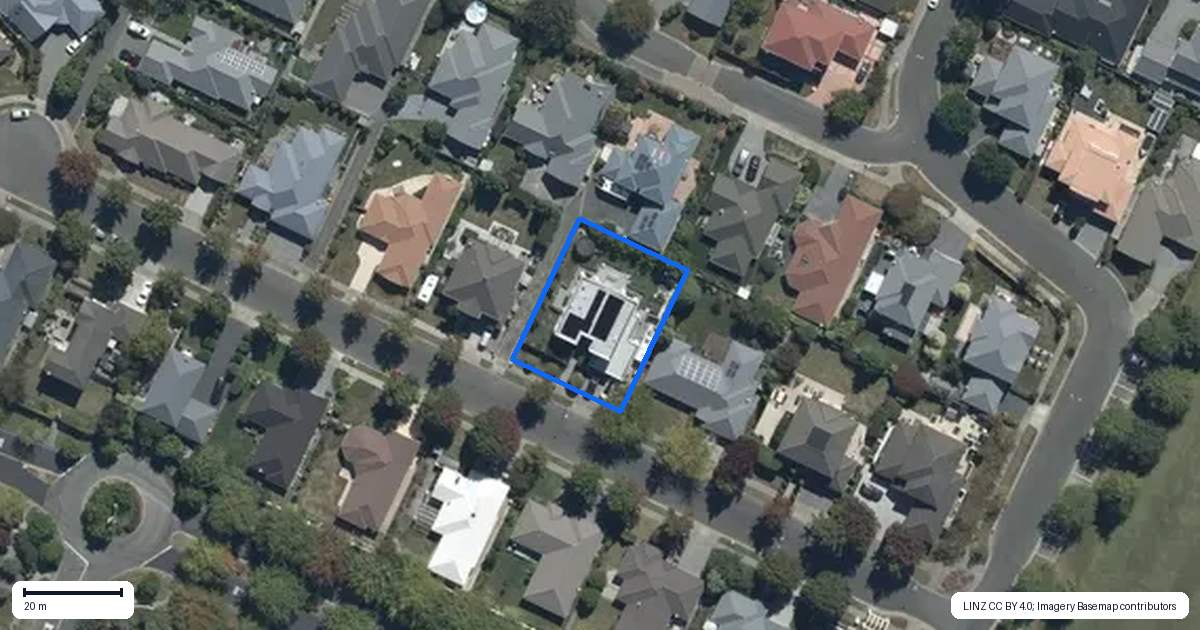 Property context map for 8 Pewter Place, Northwood, Christchurch