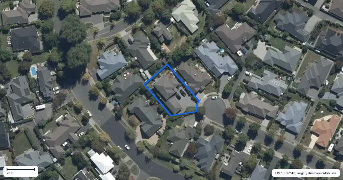 Property context map for 25 Pewter Place, Northwood, Christchurch