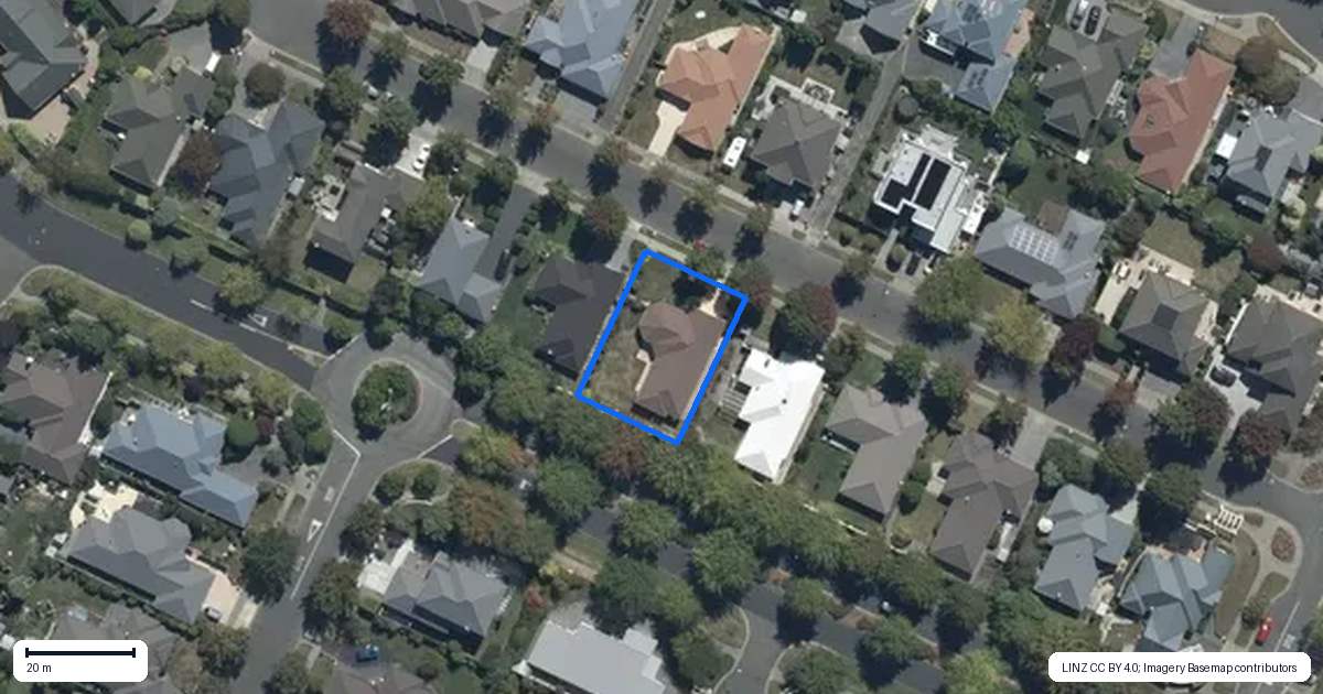 Property context map for 11 Pewter Place, Northwood, Christchurch